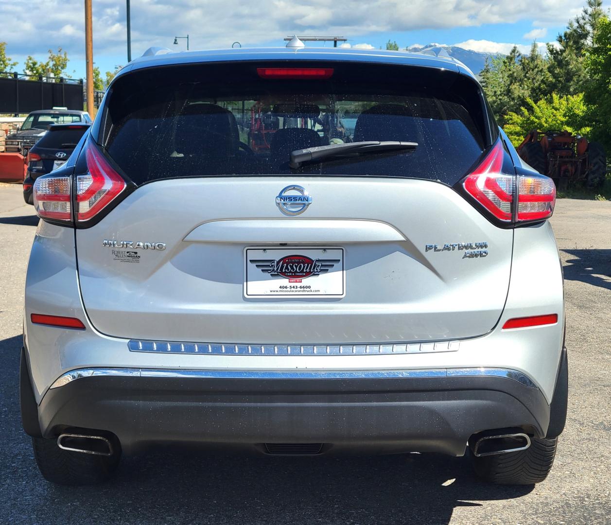 2015 Silver /Black Nissan Murano Platinum (5N1AZ2MH9FN) with an 3.5 V6 engine, XTRONIC CTV transmission, located at 450 N Russell, Missoula, MT, 59801, (406) 543-6600, 46.874496, -114.017433 - Loaded AWD. 3.5L V6. Xtronic CVT Transmission. Power Heated and Cooled Front Seats. Heated Steering Wheel. Power Sunroof. Leather. power Tilt and Telescoping Steering Wheel. Navigation. Backup Camera. Bose Sound System. Air Conditioning. Bluetooth. Steering Wheel Controls. Power Liftgate. Remote Sta - Photo#7